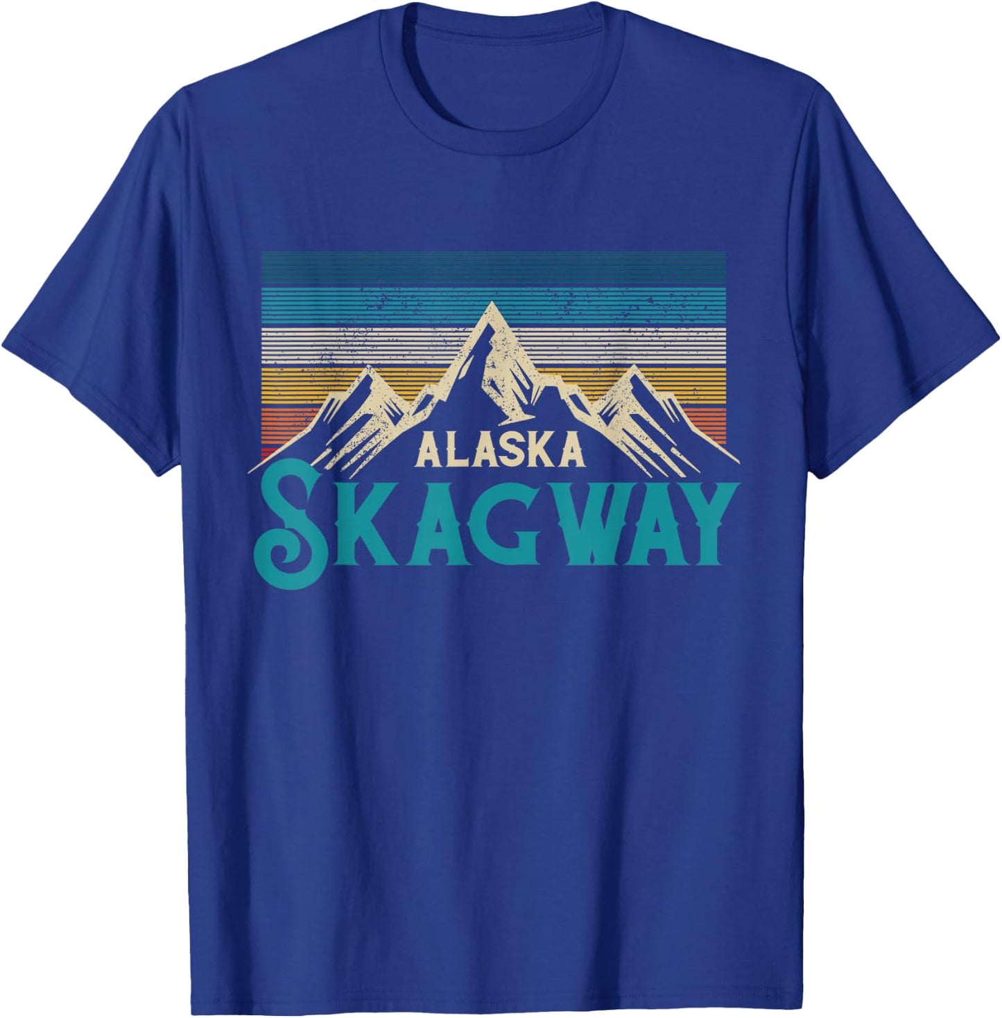 Skagway Alaska Souvenir T-Shirt - T-Shirt | Royal