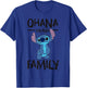 Lilo & Stitch - Ohana Means Family T-Shirt - T-Shirt | Royal