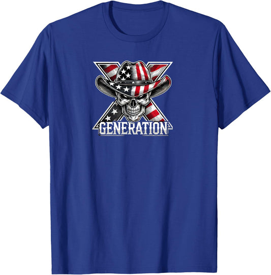 Front And Back X Generation Proud Member Of Your Feelings T-Shirt - T-Shirt | Royal