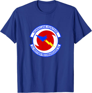 Hurricane Hunters 53d Weather Reconnaissance USAF T-Shirt - T-Shirt | Royal