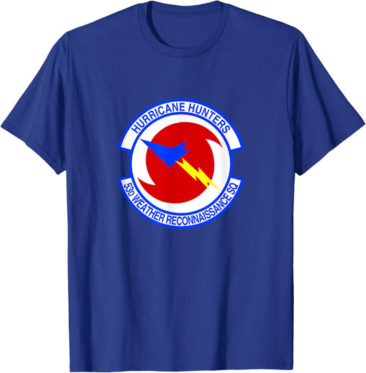 Hurricane Hunters 53d Weather Reconnaissance USAF T-Shirt - T-Shirt | Royal