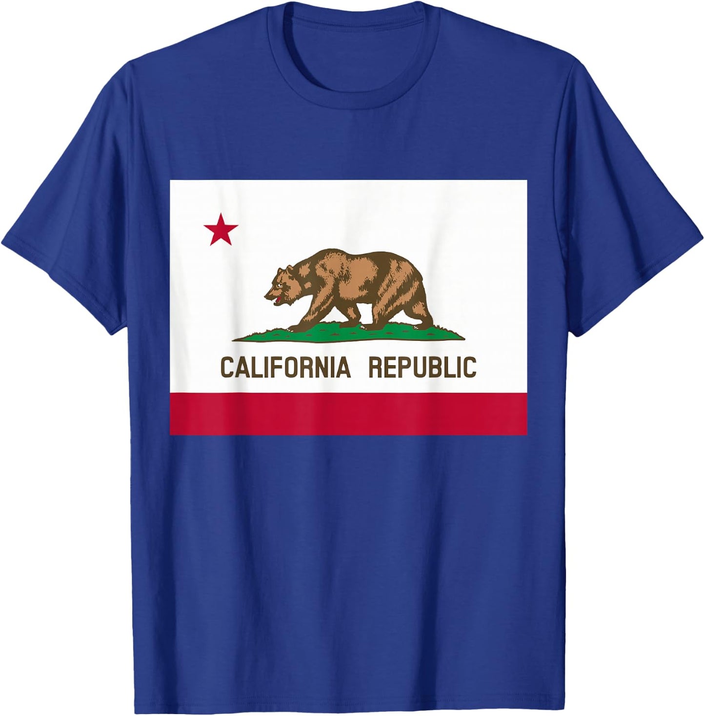 California State Flag T Shirt T-Shirt - T-Shirt | Royal