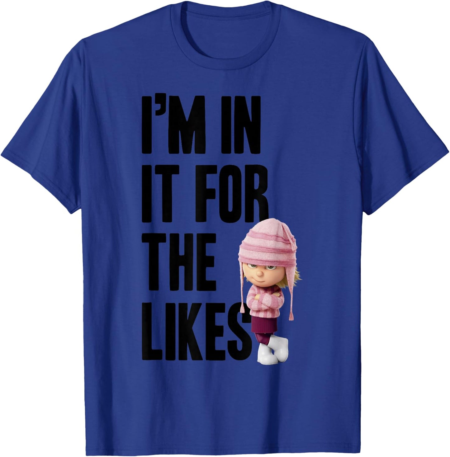Despicable Me Minions Edith For The Likes Graphic T-Shirt - T-Shirt | Royal