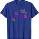 40 is Fine When You Look 29 Crown Tequila Birthday T Shirt T-Shirt - T-Shirt | Royal