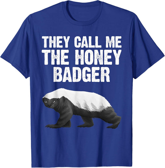 Cool Honey Badger Design Women Honey Badger Lover T-Shirt - T-Shirt | Royal