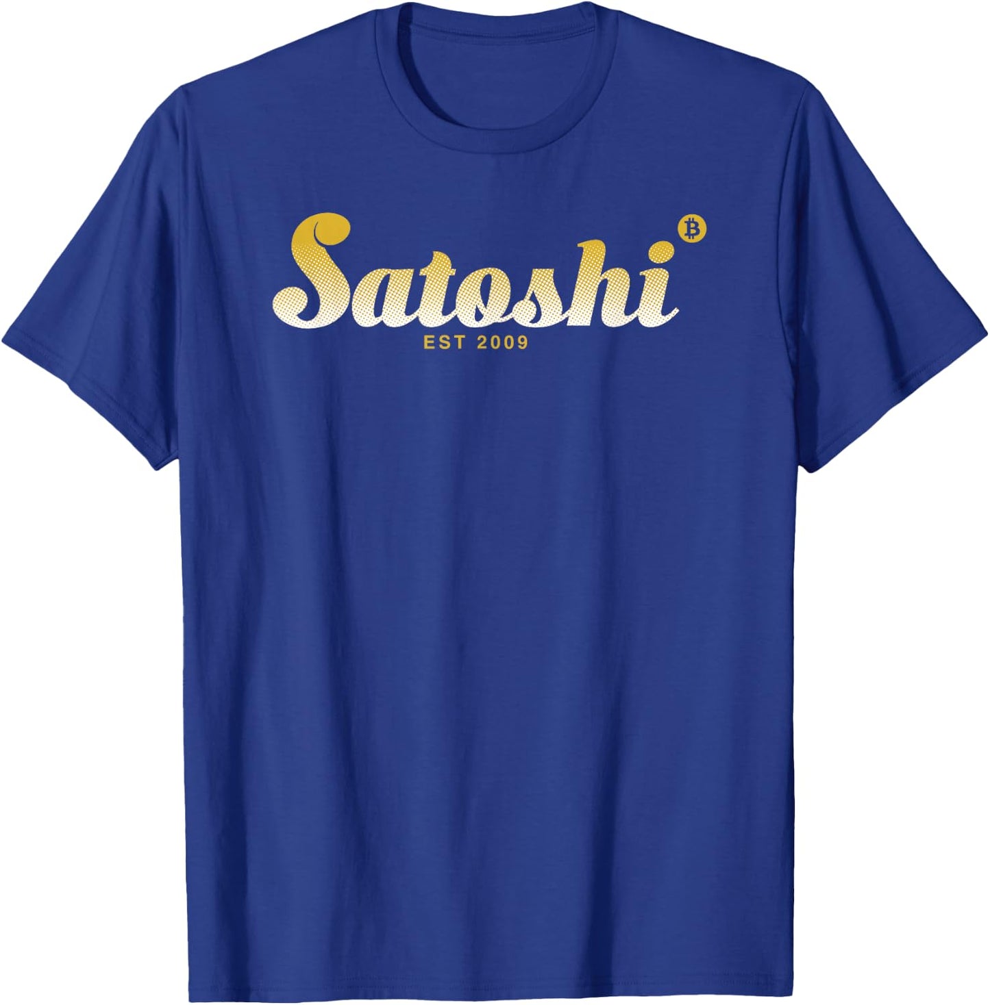 Satoshi Est 2009 Bitcoin Creator Blockchain Currency T-Shirt - T-Shirt | Royal