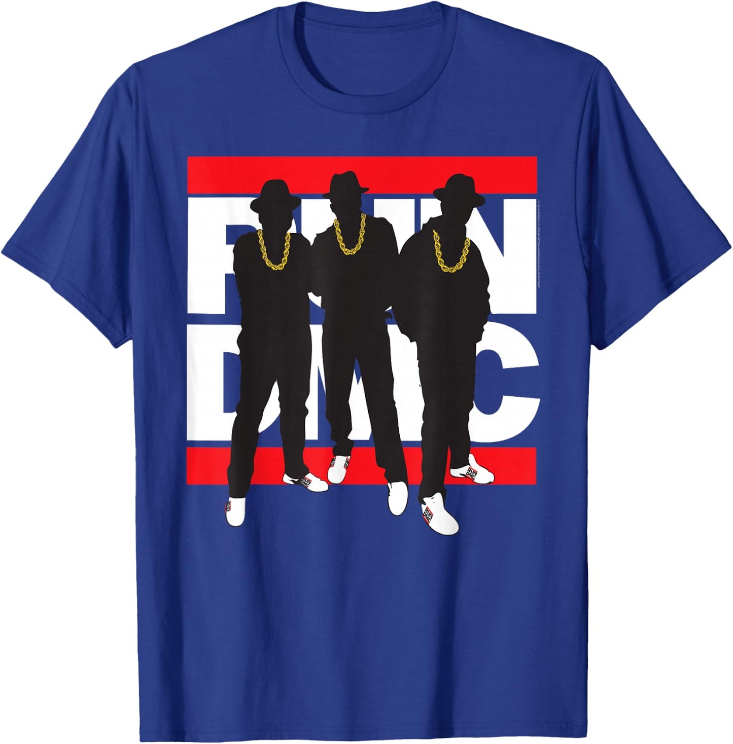 Run DMC Official Silhouette T-Shirt - T-Shirt | Royal