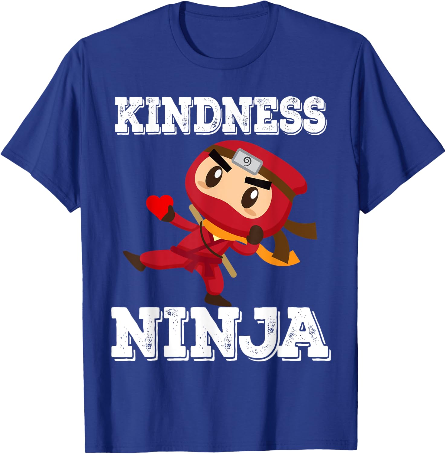 Anti Bullying Kindness Ninja School Teacher Student T-Shirt - T-Shirt | Royal