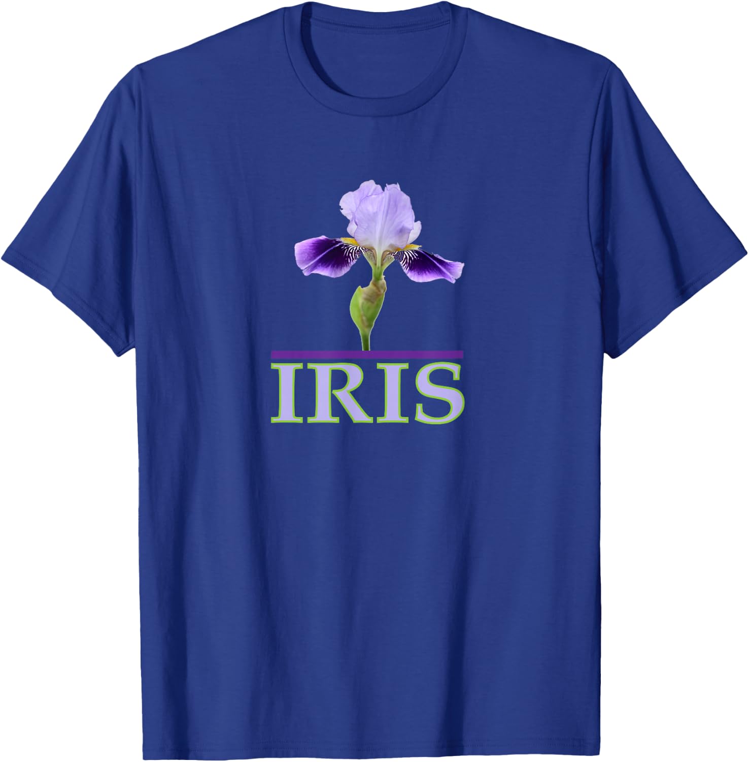 Purple Iris Flower T-Shirt - T-Shirt | Royal
