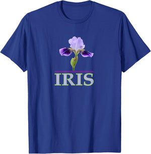 Purple Iris Flower T-Shirt - T-Shirt | Royal