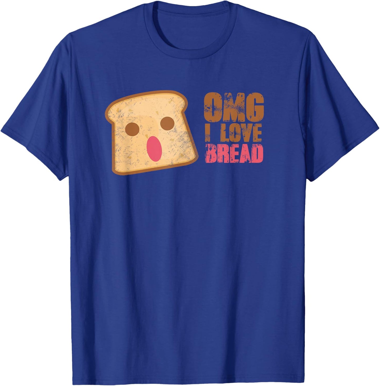 I Love Bread Funny Bread Lover Gift Baker T-Shirt - T-Shirt | Royal
