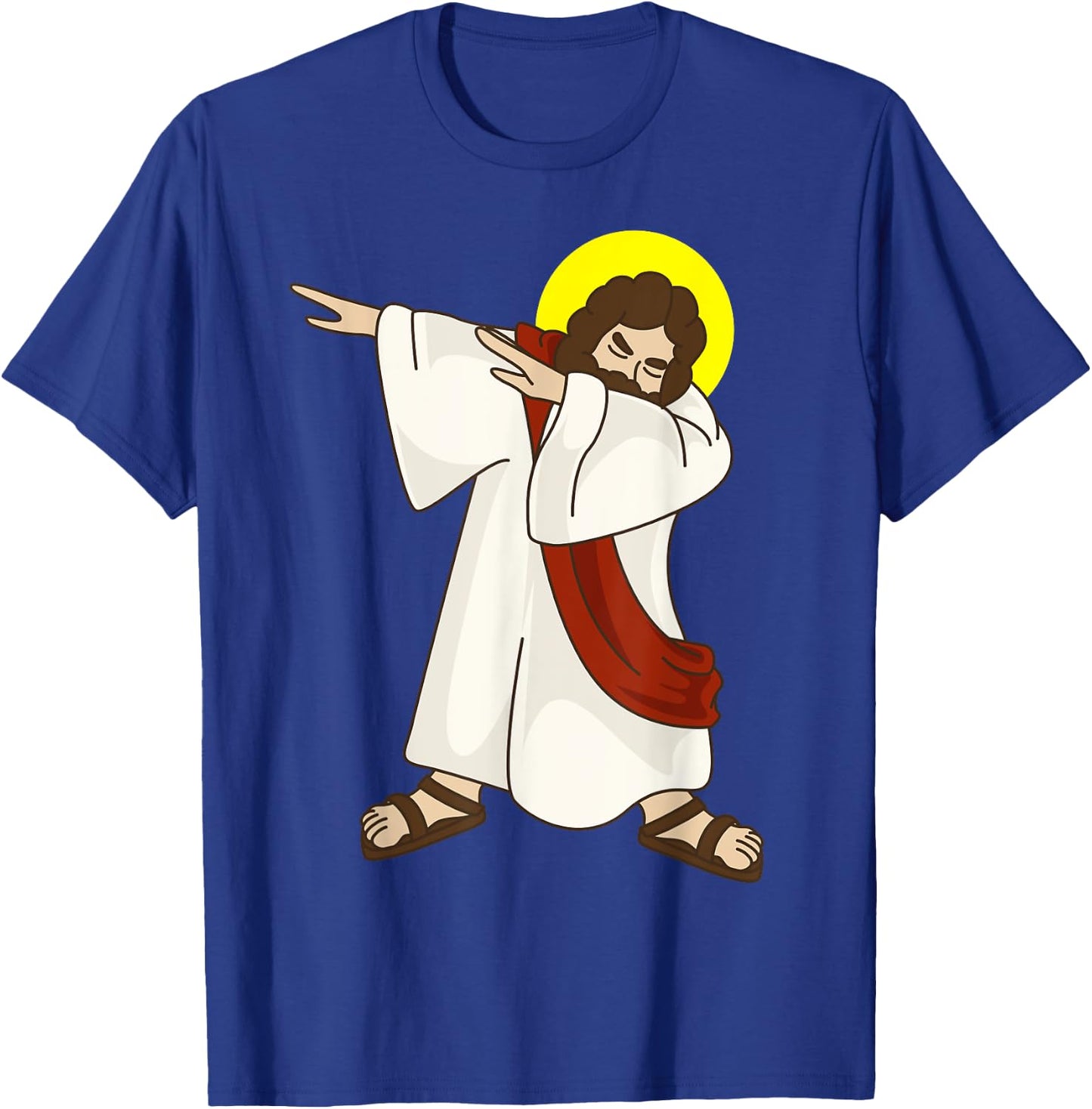 Funny Dabbing Jesus Christ Shirt - Birthday Present For You T-Shirt - T-Shirt | Royal