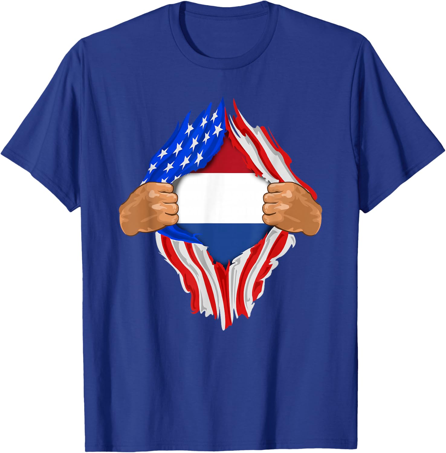 Dutch Blood Inside Me | The Netherlands Flag Gift T-Shirt - T-Shirt | Royal