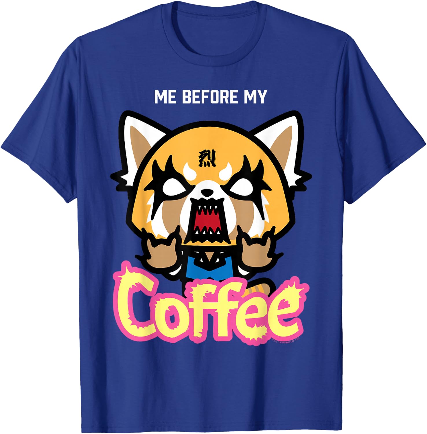 Aggretsuko I Need My Coffee Rage Shirt T-Shirt - T-Shirt | Royal