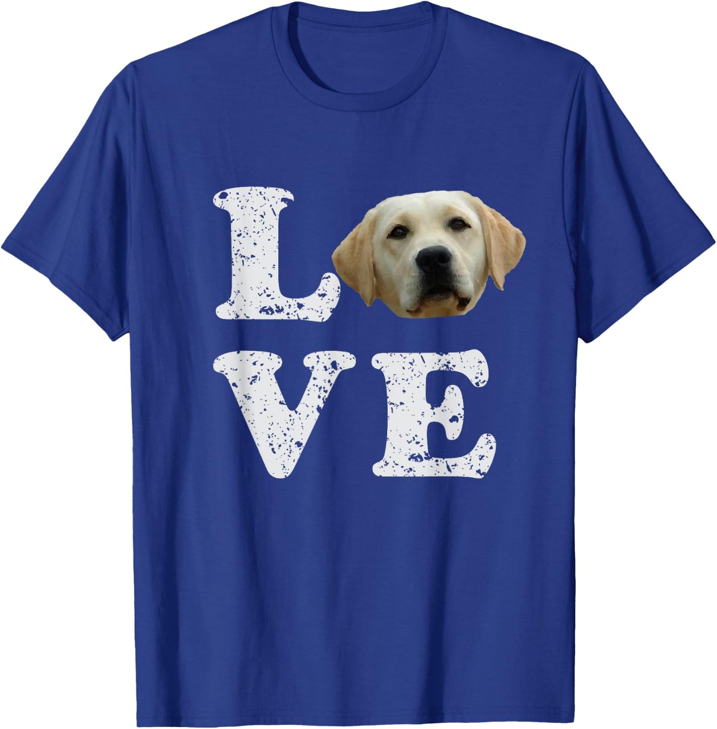I Love My Yellow Lab | Labrador Retriever Dog T-Shirt - T-Shirt | Royal