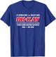 Vintage Oh Kay Plumbing And Heating Your Flood Control T-Shirt - T-Shirt | Royal