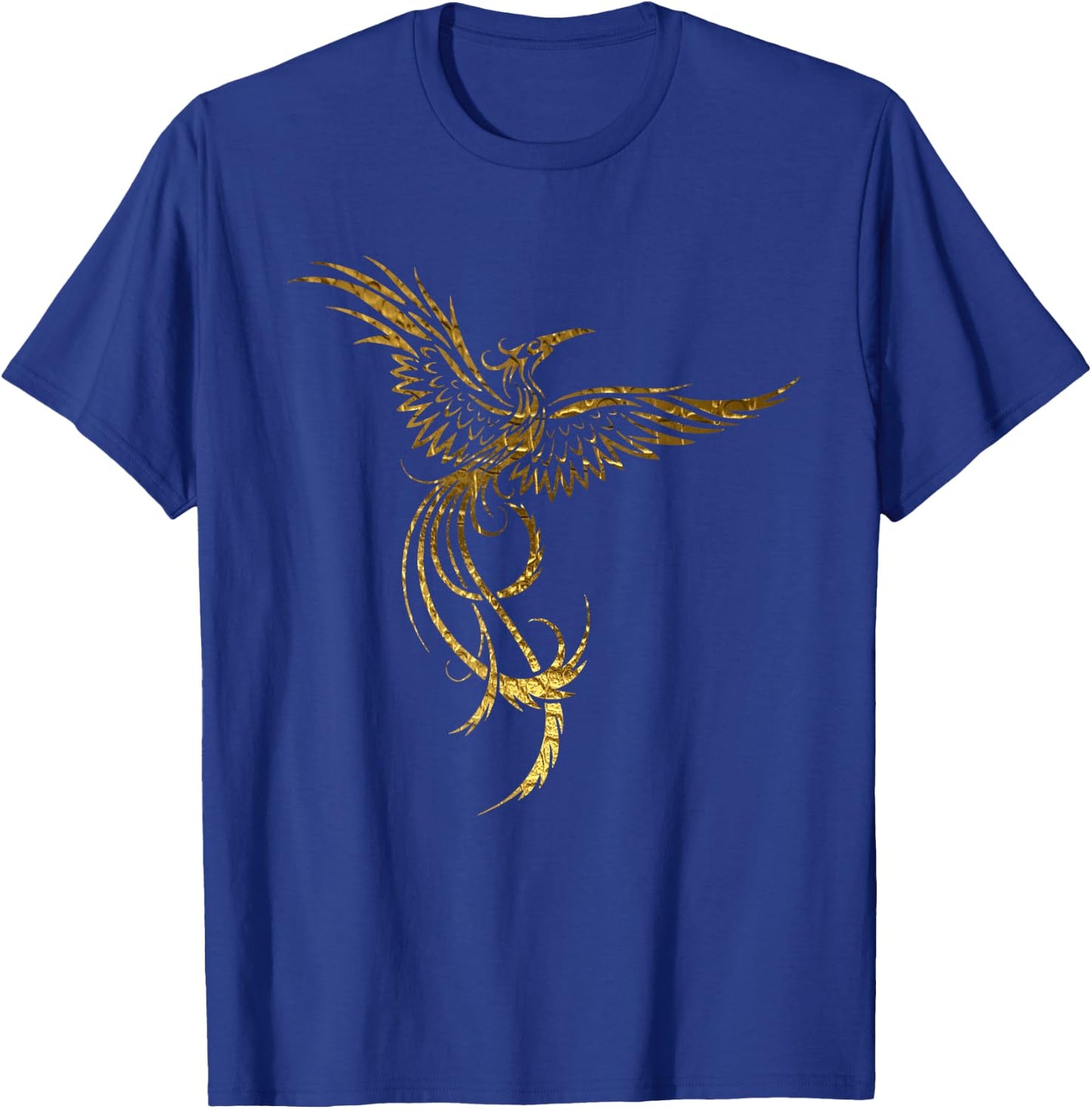 Golden Yellow Phoenix - Gold, Yellow & Brown Tones T-Shirt - T-Shirt | Royal