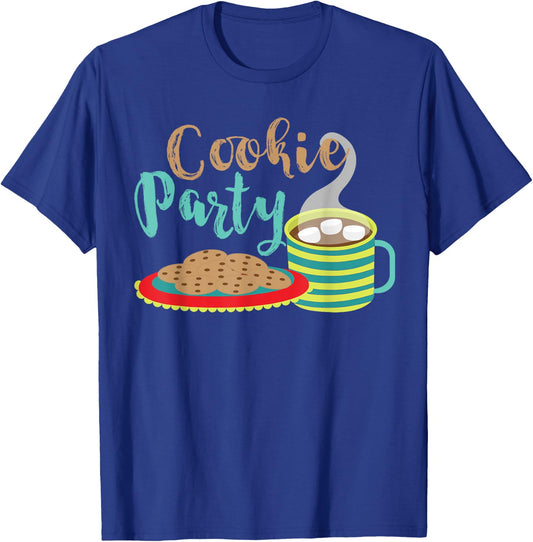 Christmas Cookie Exchange Party Cookie Swap Baking Hostess T-Shirt - T-Shirt | Royal