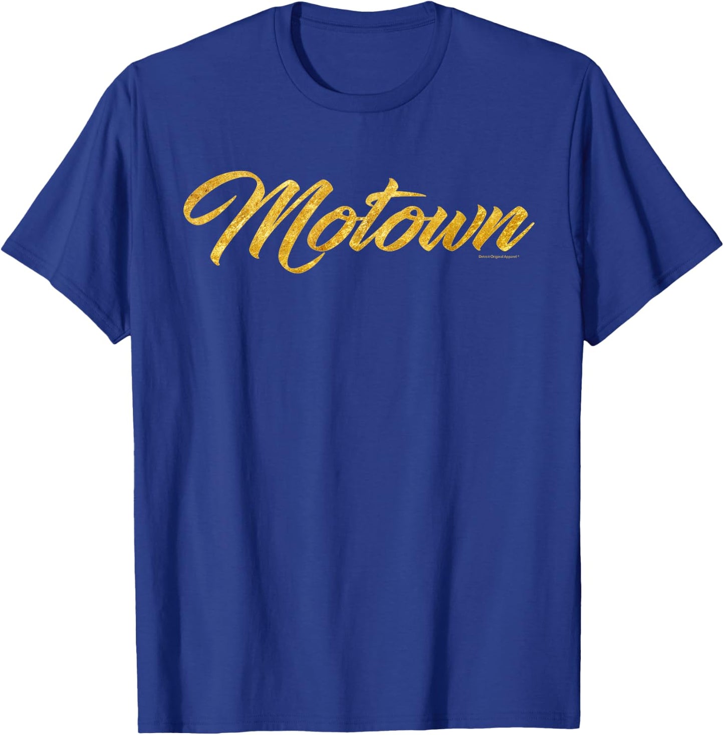 Motown Shirt, Detroit Michigan Motor City Music T-Shirt - T-Shirt | Royal