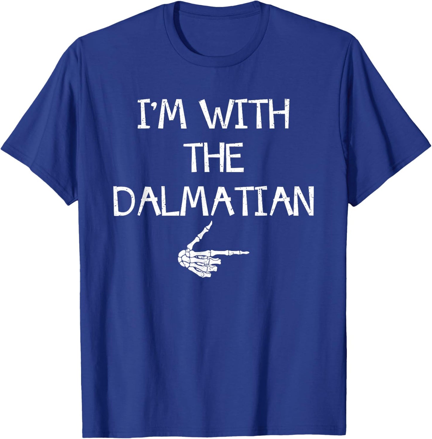 I'm With The Dalmatian Halloween Costume Couples Matching T-Shirt - T-Shirt | Royal
