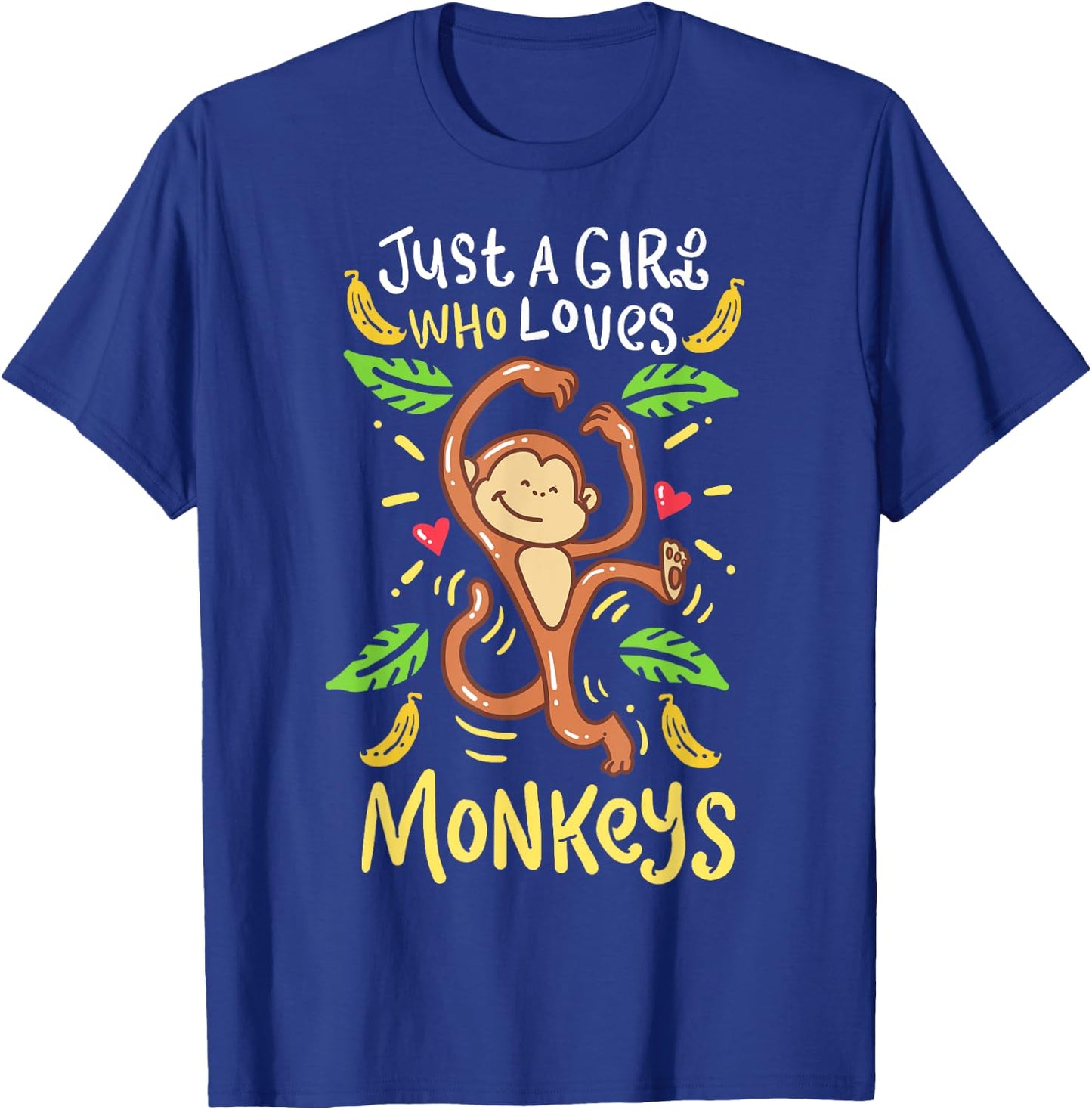 Monkey Primate Zookeeper Funny Gift T-Shirt - T-Shirt | Royal