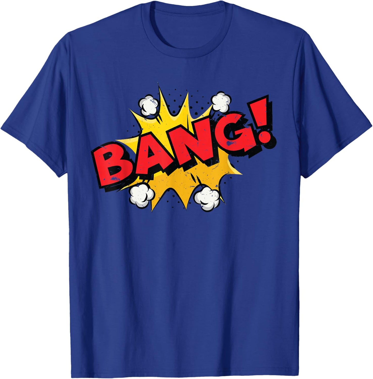 BANG ! Comic Book Cartoon Funny Pop Art - Vintage T-Shirt - T-Shirt | Royal