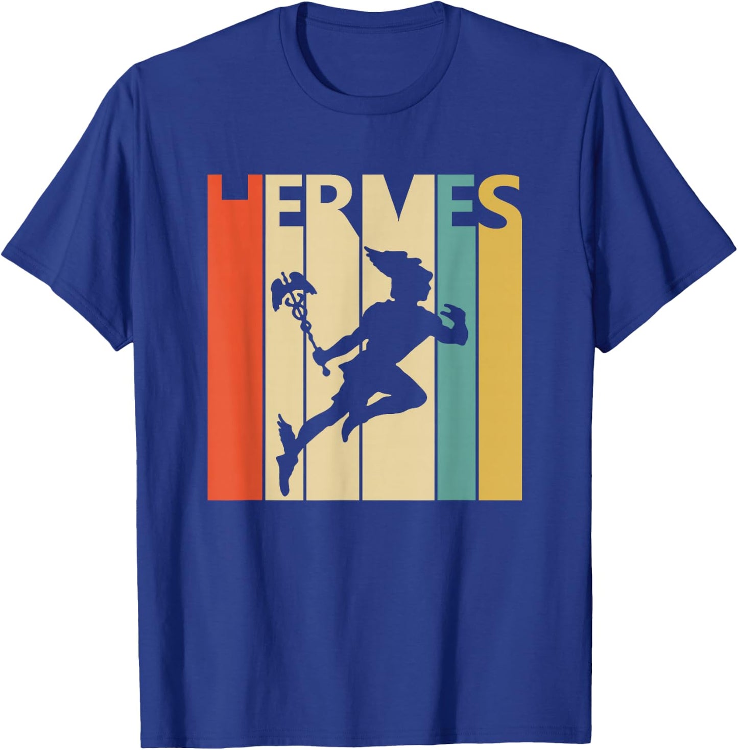 Hermes God Vintage Retro Style Gift T-Shirt - T-Shirt | Royal