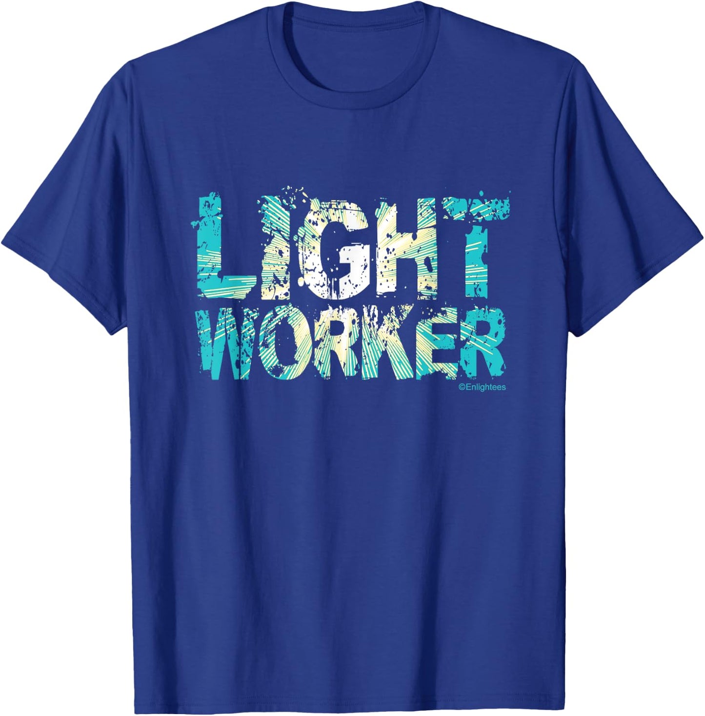 Light Worker Zen Radiance Spiritual Brilliance Yoga Life T-Shirt - T-Shirt | Royal