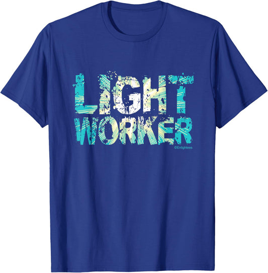 Light Worker Zen Radiance Spiritual Brilliance Yoga Life T-Shirt - T-Shirt | Royal