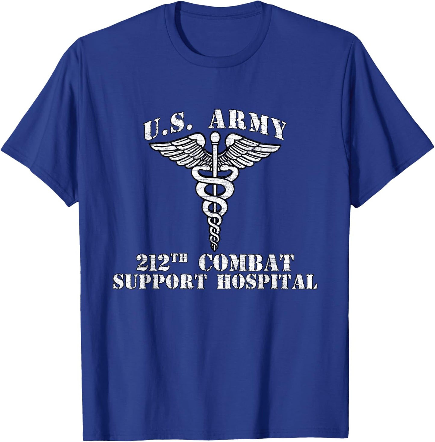 212th Combat Support Hospital Veterans Day Vintage Gifts T-Shirt - T-Shirt | Royal