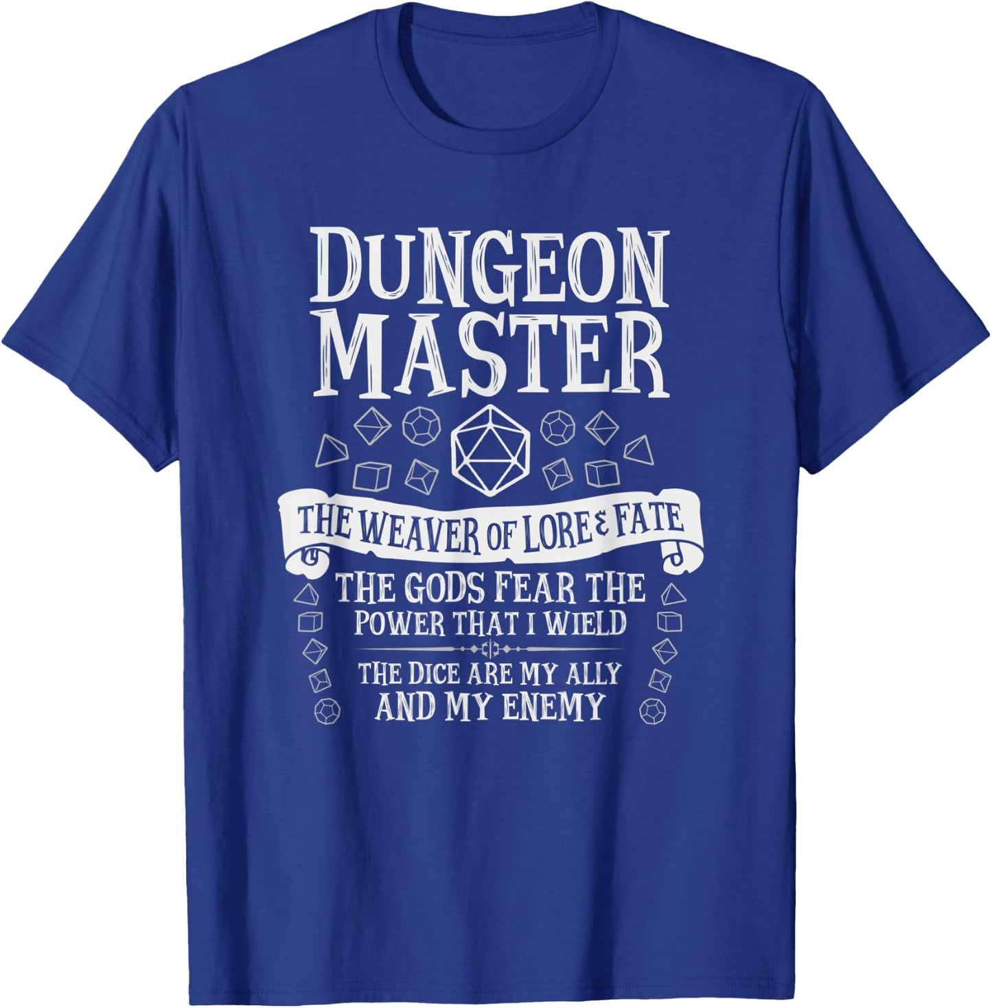 Dungeon Master : The Weaver of Lore and Fate - Fantasy DND T-Shirt - T-Shirt | Royal
