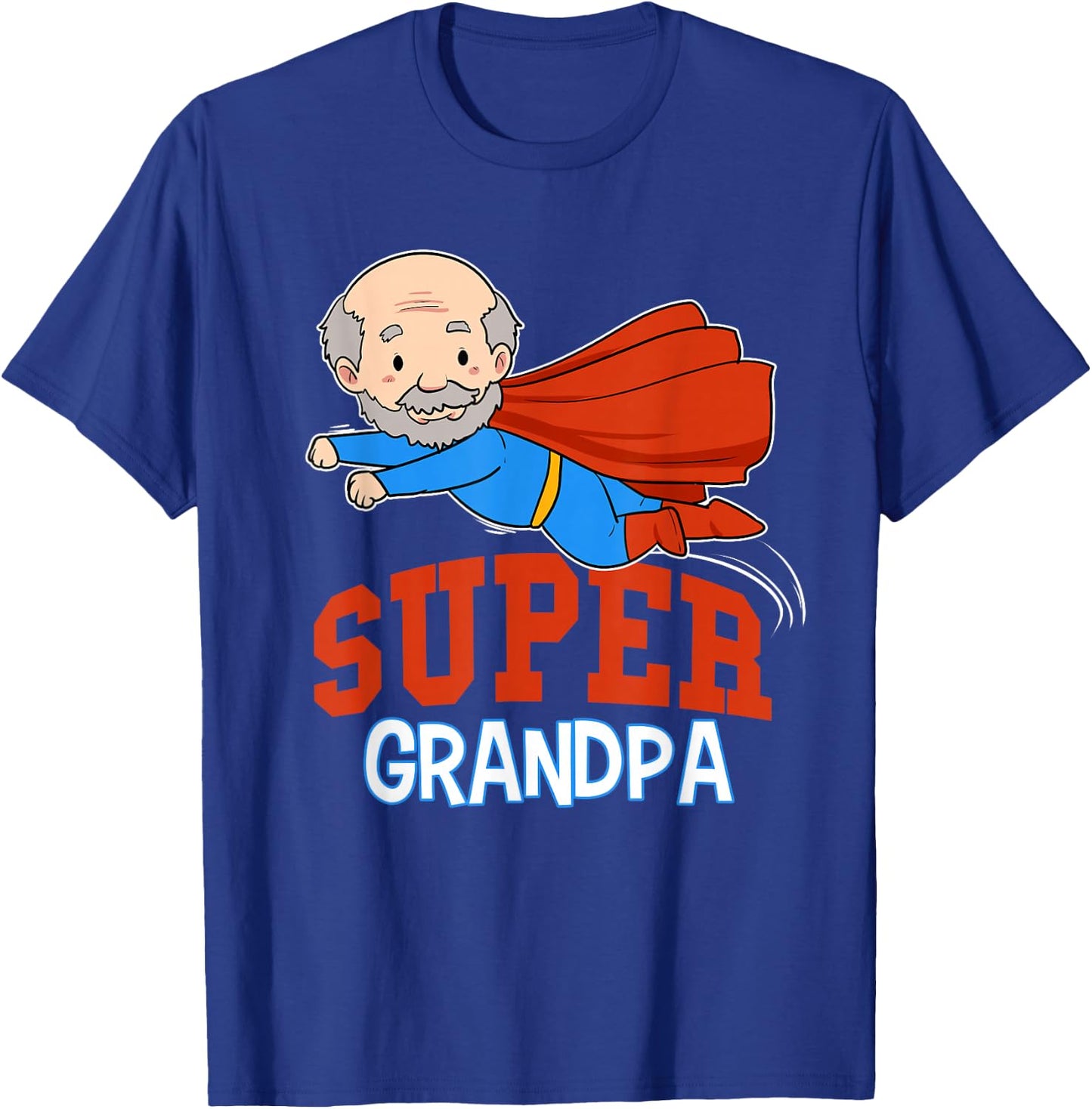 Super Grandpa Hero Grandpa Superhero Grandpa T-Shirt - T-Shirt | Royal