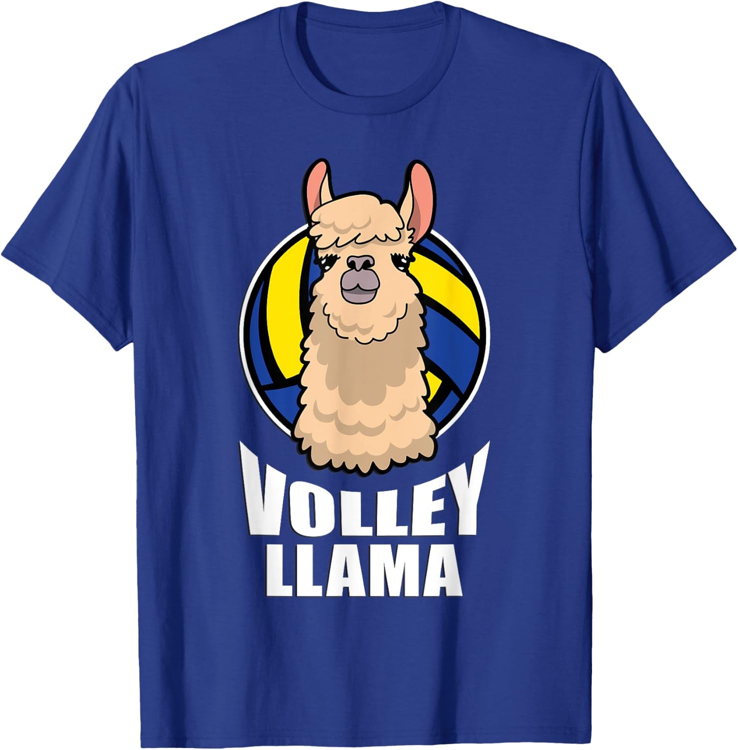 Volley Llama Volleyball T-Shirt - T-Shirt | Royal