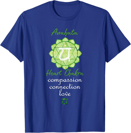 Chakra Meditation Shirt Affirmation Gift Heart Chakra T-Shirt - T-Shirt | Royal