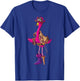 Pirate Pink Flamingo Halloween Party Girls Shirt Jolly Roger T-Shirt - T-Shirt | Royal