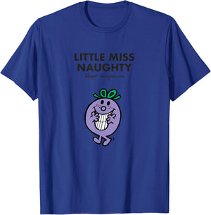Mr. Men Little Miss Naughty T-Shirt - T-Shirt | Royal