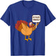 Go Pluck Yourself Demonstrating Turkey Thanksgiving Family T-Shirt - T-Shirt | Royal