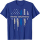 Proud Police Girlfriend Thin Blue Line Law Enforce Support T-Shirt - T-Shirt | Royal