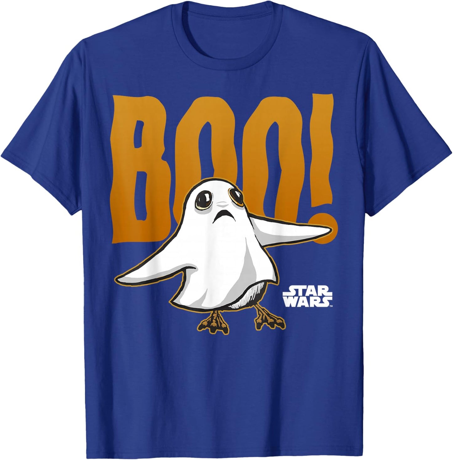 Star Wars Ghost Porg Boo Graphic T-Shirt - T-Shirt | Royal