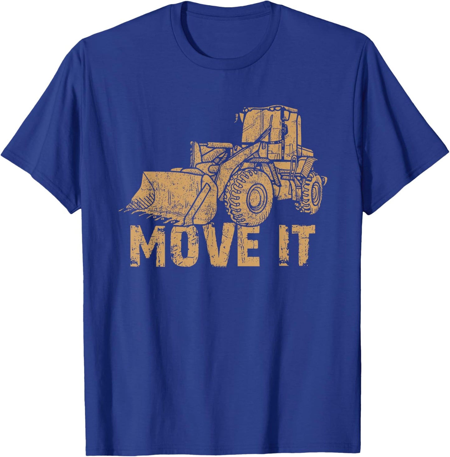 Bulldozer Move It Truck for Boys T-Shirt - T-Shirt | Royal