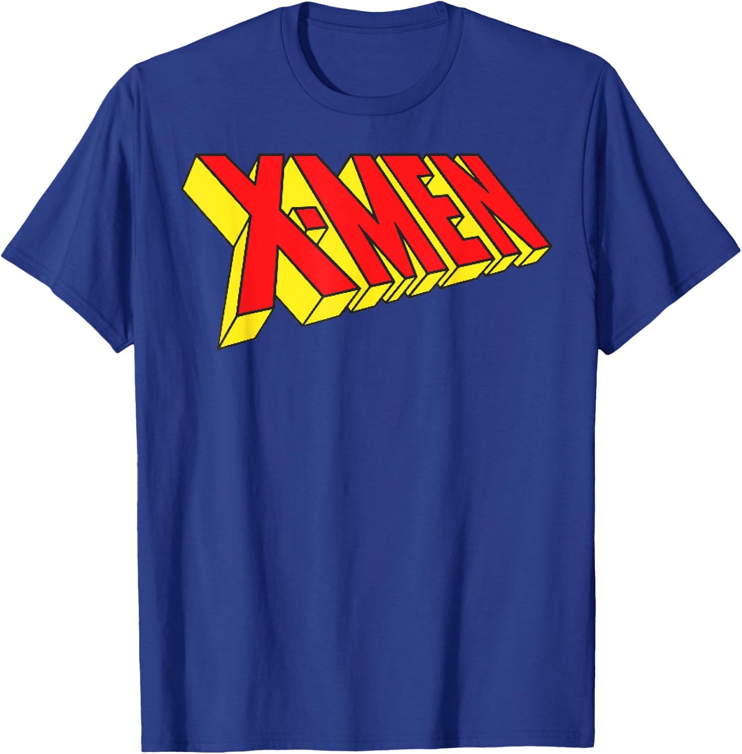 Marvel X-Men Original Red and Yellow Slanted Logo T-Shirt - T-Shirt | Royal