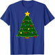 Nerdy Binary Code Christmas Tree computer geek gifts T-Shirt - T-Shirt | Royal