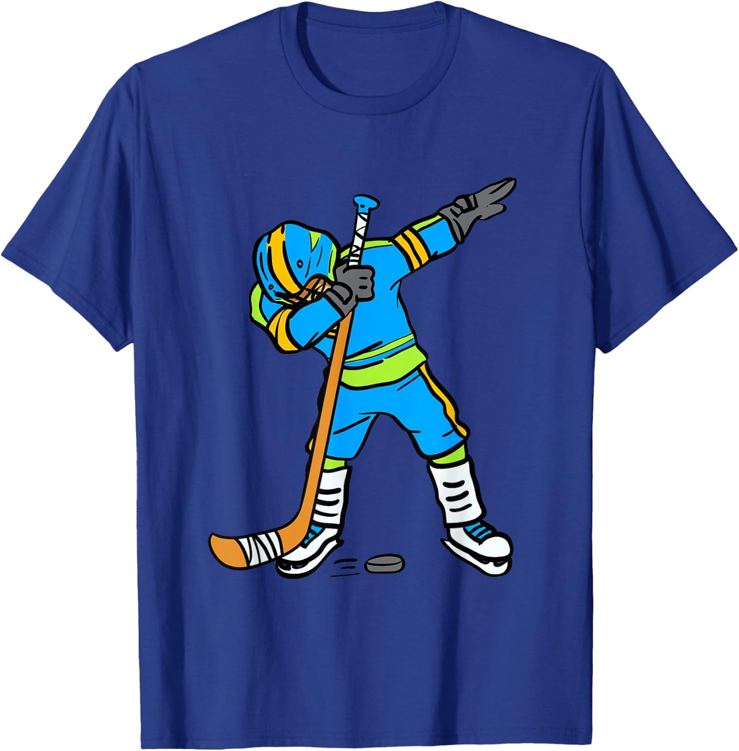 Dabbing Ice Hockey Sports Funny Gift Dab Squad T-Shirt - T-Shirt | Royal