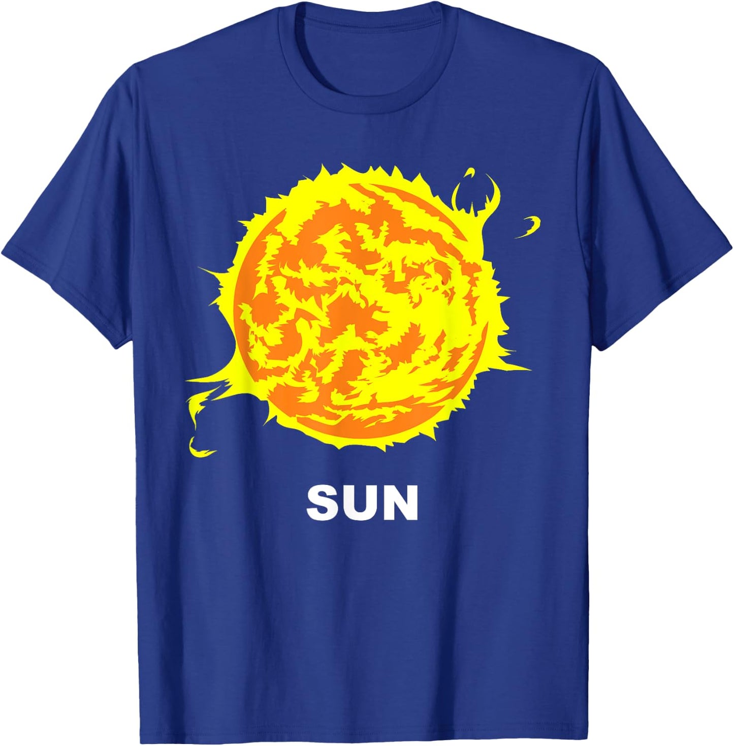 Solar System Group Costumes - Sun Fireball Star Costume T-Shirt - T-Shirt | Royal