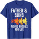 Dirt Bike Father and Son Riding Buddies for Life T-Shirt - T-Shirt | Royal