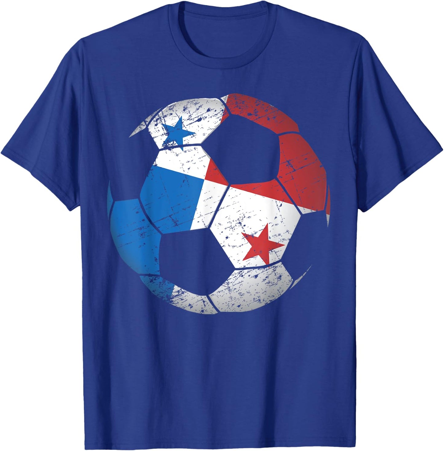 Panama Soccer Ball Flag - Panama Football Soccer T-Shirt - T-Shirt | Royal