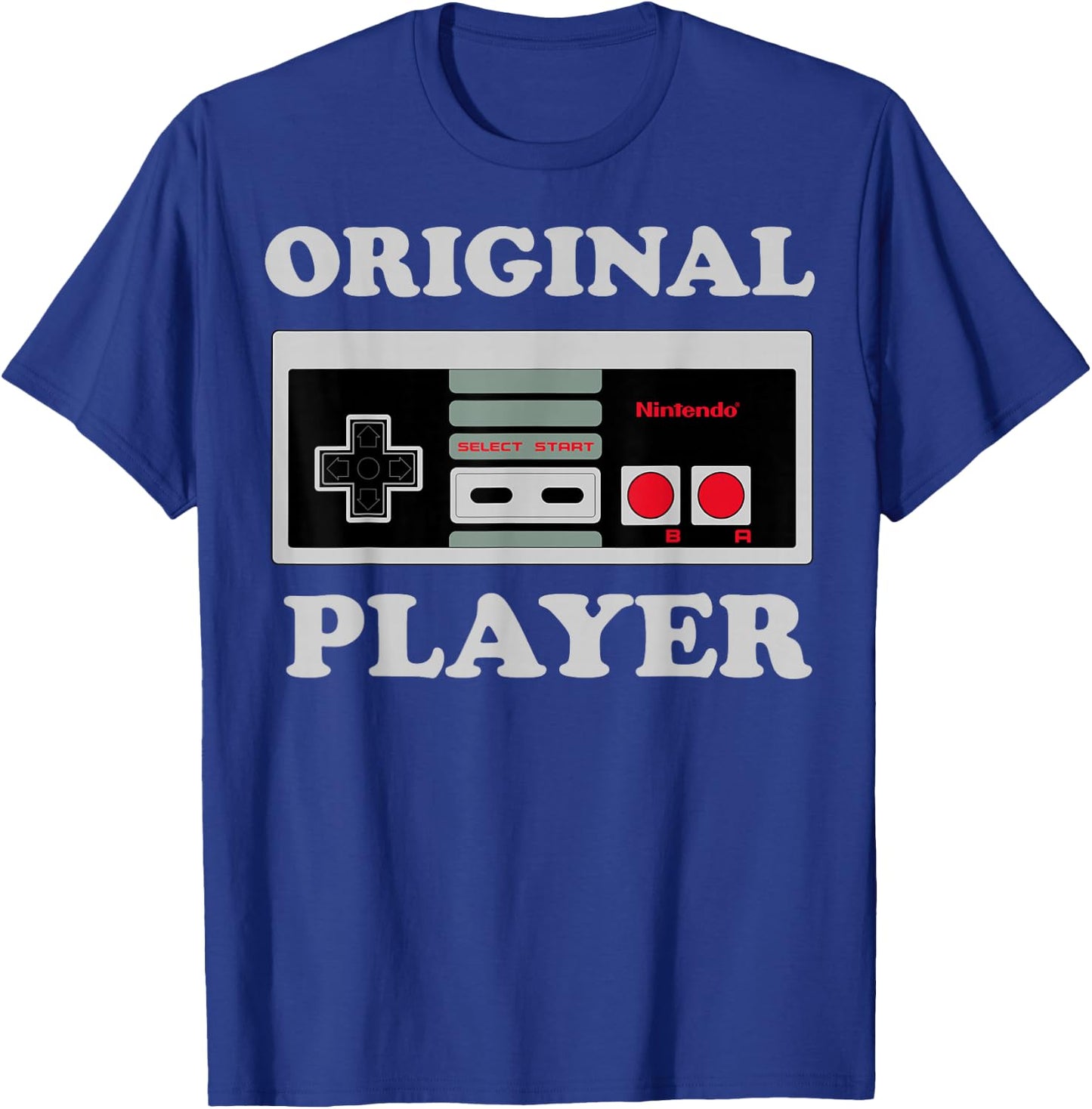 Nintendo NES Controller Original Player Graphic T-Shirt - T-Shirt | Royal