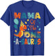 Mama Of The One-A-Saurus 2Nd Birthday Dinosaur Party T-Shirt - T-Shirt | Royal