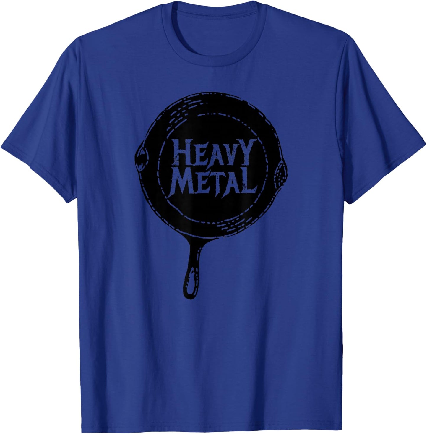 Heavy Metal Shirt Cast Iron Pan Culinary Chef Cooking Gift T-Shirt - T-Shirt | Royal