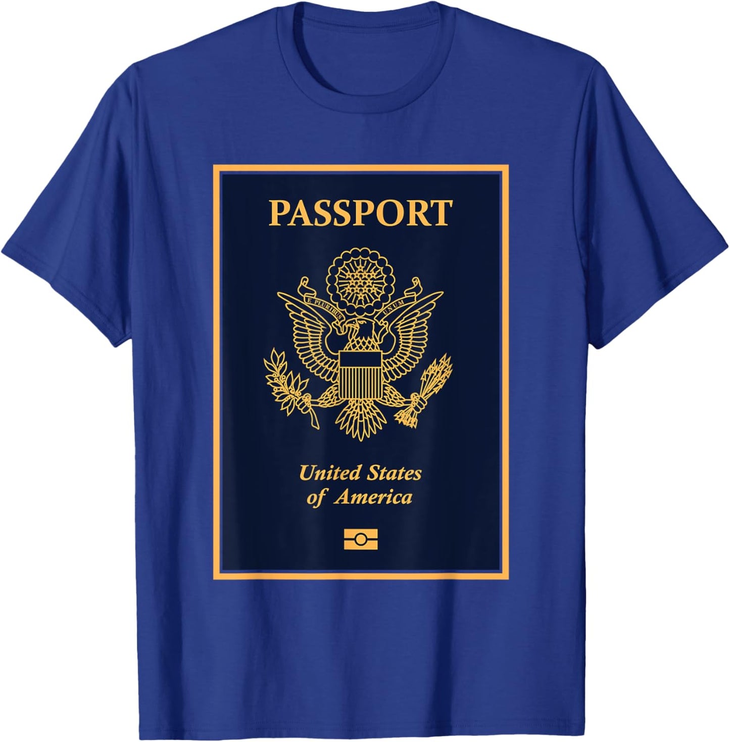 USA,American,USA passport,USA flag. T-Shirt - T-Shirt | Royal